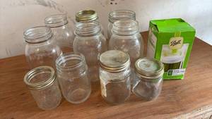 lot 2303 image: Ball Mason Jars with Plastic Storage Caps