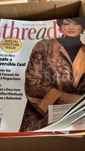 lot 2306 image: Threads Magazines with Couture Issue