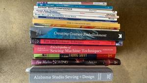 lot 2322 image: Books including Alabama Studio Sewing