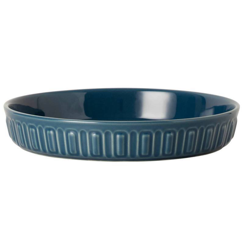 lot 55163 image: Fun Elements Shallow Dog Bowls, 10.5 Ceramic Large Food Plate for Small, Medium and Large Breeds, Non-Slip, Flat and Wide, Dishwasher Safe, Suitable for Dogs and Cats (Blue) - Retail $24