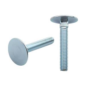 lot 26757 image: 10 Pcs 014973239718 Elevator Bolts, 516-18 x 2 Flat Head Bolt, Zinc - Rust Resistant - Retail $3