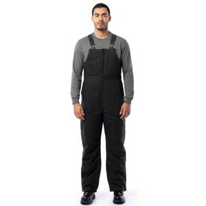Wrangler Riggs Workwear Men's Insulated Duck Bibs, Black, Large - Retail: $90