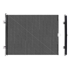 lot 51391 image: Wshxjzyay Retractable Pet Gates, Retractable Door Barrier for Pets, with Two Hooks and Three Locate, Dog Proof Gate for Kitchen, Porch, Indoor Outdoor Use (15.75 x 49.2 inch) - Retail $19