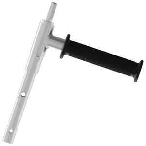lot 51392 image: Ice Auger Drill Adapter with Handle - 18mm0.720 Output Shaft Diameter - Steel Cordless Drill Attachment for Ice Auger Drill Conversion - Retail $27
