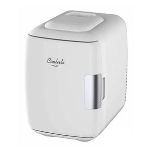 lot 59721 image: Cooluli - Classic 0.1 Cu. Ft. Mini Fridge - White - Retail $108
