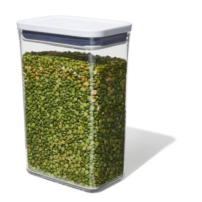 lot 32544 image: OXO Good Grips POP Container - Rectangle Medium 2.7 Qt (Missing Lid) - Retail $19