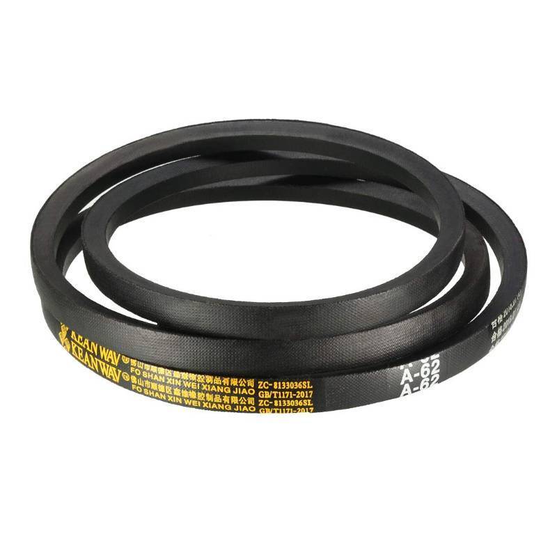 lot 51034 image: uxcell A62 Drive V-Belts 62 Inner Length 13mm Width 8mm Thick JIS Standard A-Section Rubber Drive Transmission Belt