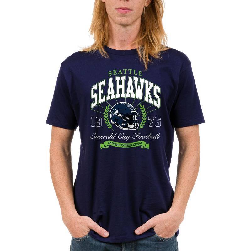 lot 51047 image: Seattle Seahawks NFL Prep - Fan T-Shirt for Men and Women-Sm - Retail $34