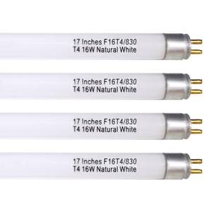 lot 40583 image: Celiwace F16T4 17 Inch Fluorescent Light Bulb 16W for Furnlite FC 952, T4 16 Watt Fluorescent Tube for Westek 20125 FA200WBC, Warm White G5 Base 4 Pack - Retail $22