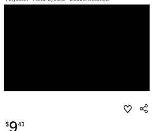 lot 49593 image: Black out curtains 3ft by 3.5 ft 2 panel  - Retail $8