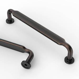 lot 51442 image: Asidrama 10 Pack 5 Inch(128mm) Oil Rubbed Bronze Kitchen Cabinet Handles, Cabinet Pulls Kitchen Cabinet Hardware for Cupboard Drawer Pulls - Retail $37