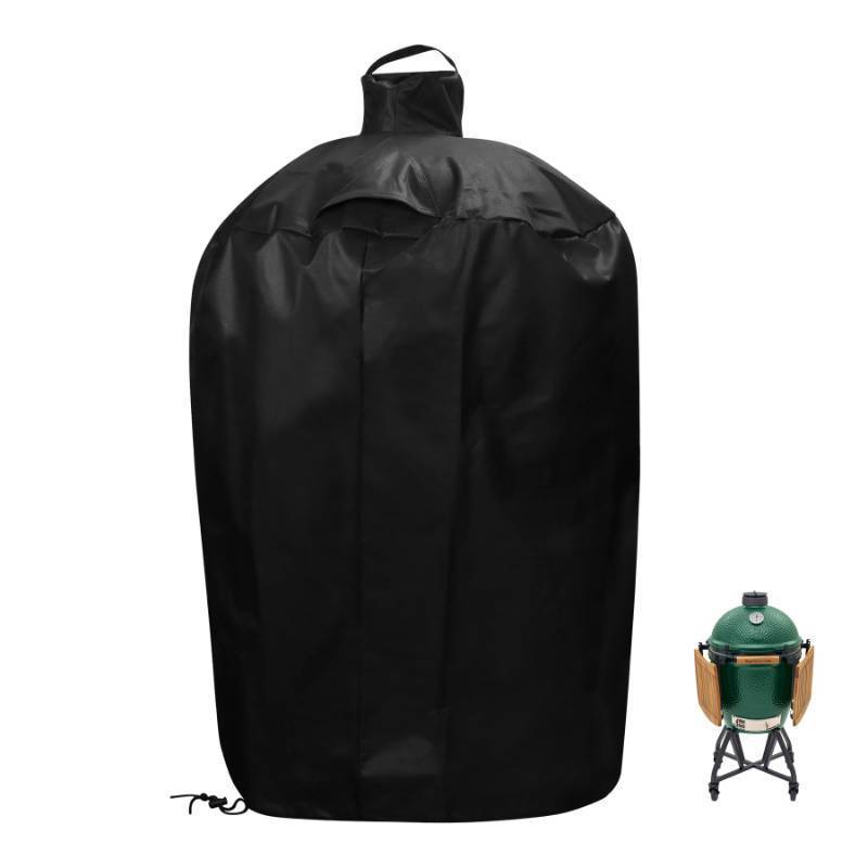 lot 49219 image: Waterproof Cover for Large Big Green Egg, Ceramic Grill Cover Outdoor Grill Cover, Weather Resistant BBQ Grill Accessories, Anti-Fade Fabric - Retail $30