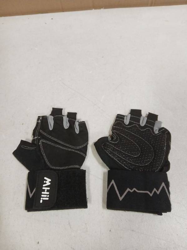 lot 32738 image: eight Lifting Gloves Black Medium
