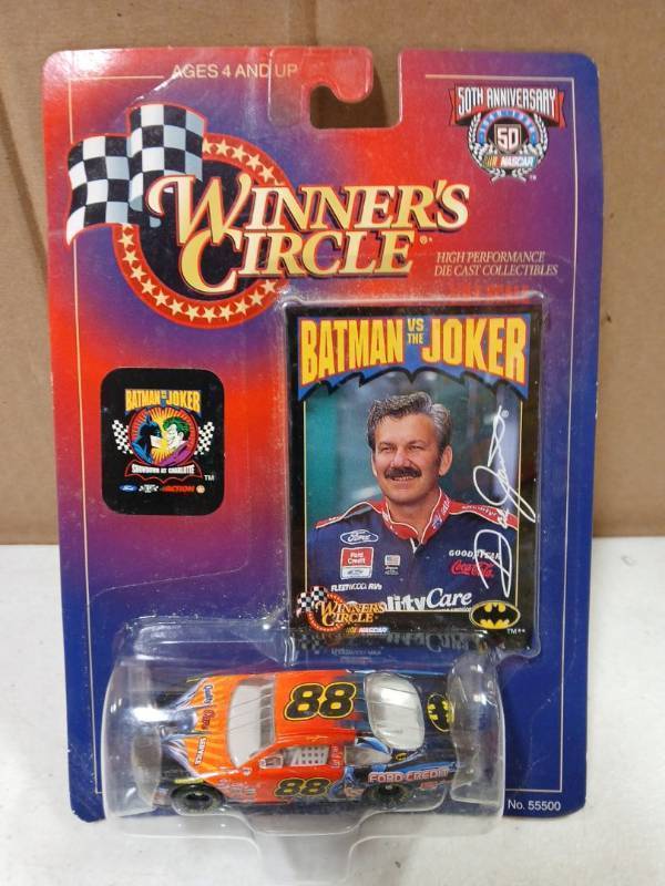lot 30215 image: Winners Circle Batman vs Joker NASCAR #88 Die-Cast Car - Retail $15