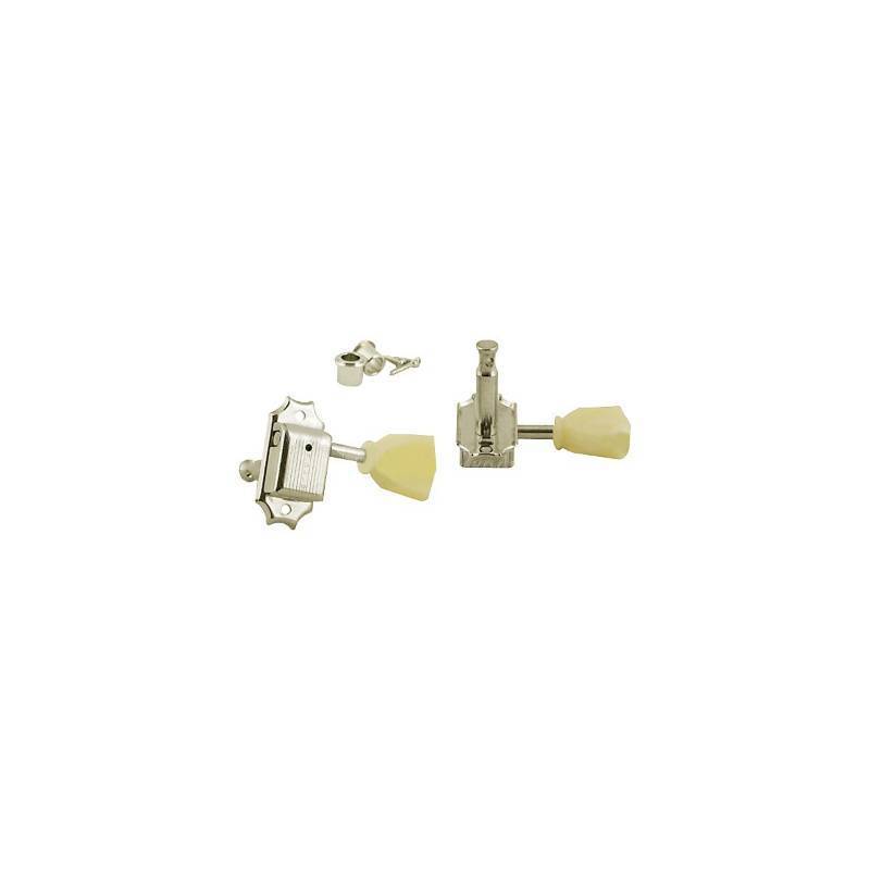 lot 40355 image: Kluson SD90SLN Tuners, 3 Per Side, Gibson Style, NickelPearl
