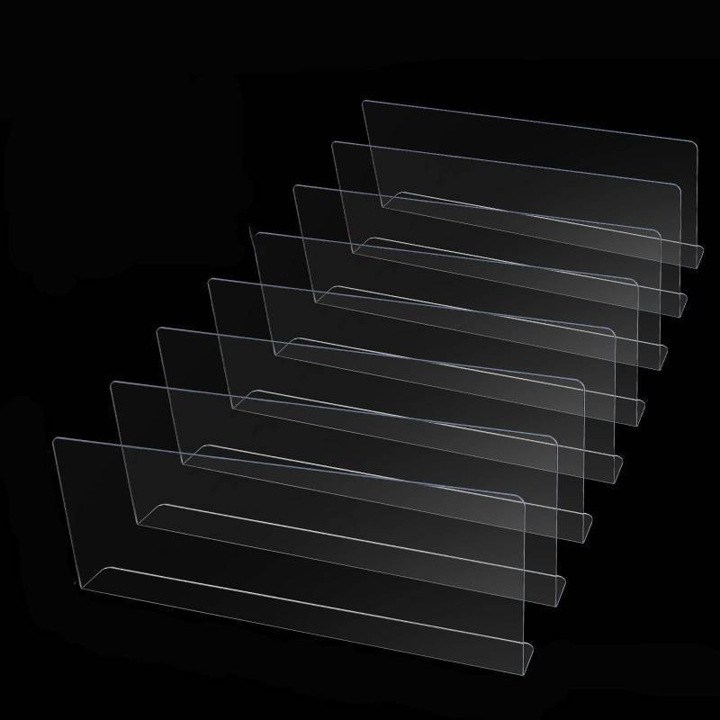 lot 40388 image: Under Bed Blocker for Pets, Clear Toy Blocker for Under Couch, Stop Pets Toys Going Under Furniture Bed or Sofa Couch, Gap Bumper for Under Bed for Pets King Size Bed, 6 Height 162 Length 8 pcs - Retail $22