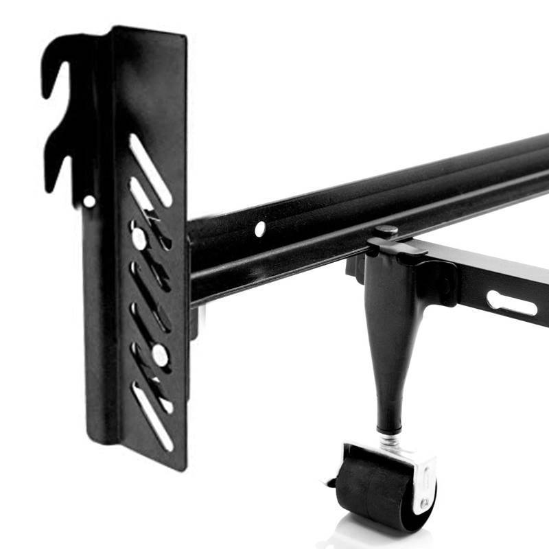 lot 51109 image: 2 Pcs Down Hook Bolt-on to Hook-on Conversion Bracket for Headboard or Footboard, Hook on Bed Frame Brackets Adapter, Hook on Bed Rails