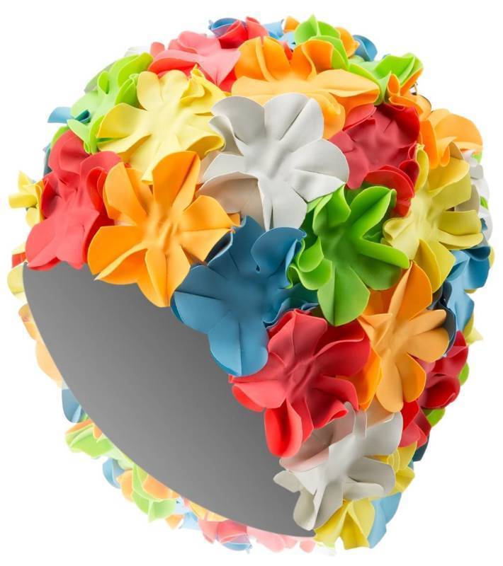 lot 51827 image: Sporti Flower Swim Cap (Multi) - Retail $23