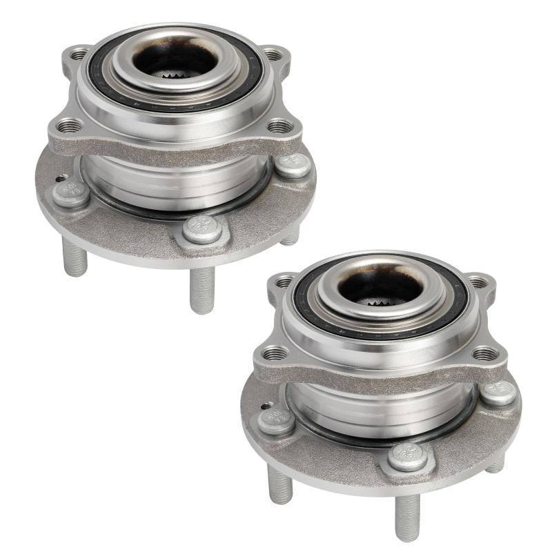 lot 63040 image: ECCPP Wheel Hub and Bearing Assembly Front 513266 fit for Hyundai Santa Fe 2007-2014, for Hyundai Santa Fe Sport 2013-20 5 Lugs Wheel Bearing Hubs 2pcs - Retail $79