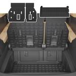 Thinzyou Cargo Mat Compatible with 2021-2025 2026 Toyota Sienna 7&8 Seats Cargo Liner Cargo Mat Trunk Mat Trunk Liner Back Seat Cover 2024 Sienna Accessories (Upgrade Trunk Mat+Backrest Mats) - Retail: $70