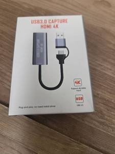 lot 16196 image: USB 3.0 HDMI 4K Video Capture Card - Retail $15