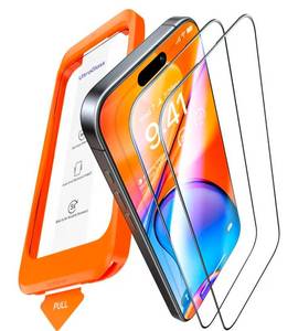 lot 16198 image: UltraGlass UNBREAK TOP 9H Armor for iPhone 17 Pro Max Screen Protector NO.1 Military Grade Shatterproof Screen Protector 17 Pro Max Tempered Glass 17 ProMax, Longest Durable, Full Coverage, 2 Pack - Retail $0