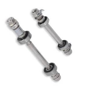 lot 16232 image: Frdhee 1 Pair Bike Axle, Bicycle Axles Rear Axle Front Axle Set Quick Release Front Rear Axles Hub Bike Repair Tool Accessories for Mountain Bikes, Road Bikes - Retail $15