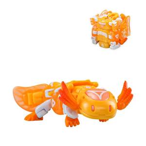 lot 16278 image: 52TOYS BEASTBOX BB-63B Blowback Deformation Toys Action Figure, Converting Toys in Mecha and Cube, Perfect Birthday Party Gift for Teens and Adults, Based on Hexagonal Arowana - Retail $20