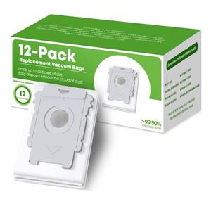 lot 16322 image: VBN 8 Pack Replacement Roomba Vacuum Bags, Compatible with iRobot Roomba 104 105 405 504 505 705 Combo 10 Max, i7 i3 i4 i6 i8 j7 s9, i s j Series, All Clean Base Automatic Dirt Disposal Bags - Retail $20