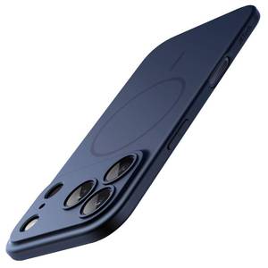 lot 16350 image: JETech Magnetic Slim Case for iPhone 17 Pro 6.3-Inch, Compatible with MagSafe, Ultra-Thin Lightweight Minimalist Phone Cover with Matte Finish and Full Camera Lens Protection (Dark Blue) - Retail $15