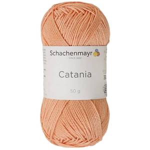 lot 16389 image: SEE EXTRA PHOTOS FOR AMOUNTSIZE REFERENCE 1 SkeinPack Schachenmayr (SMC) Catania Originals Yarn, 100% Mercerized Cotton for Knitting and Crochet Yarn, Sport Weight, 401 - Apricot - Retail $8