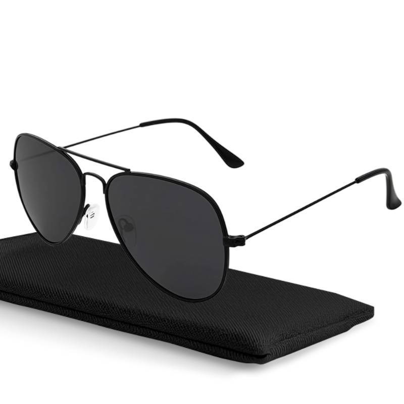 lot 44294 image: Sunglasses for Men Women Aviator Polarized Metal Mirror UV 400 Lens Protection - Retail $10