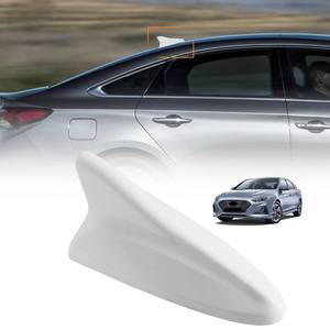 lot 62063 image: Shark Fin Antenna Cover, Car Roof Antenna Caps Compatible with Hyundai Sonata LF 4Doors Sedan 2014-2019,for Elantra 2011-2016for Kia Optima 2014-2016,96210-3X100962102T700ABT,White - Retail $40