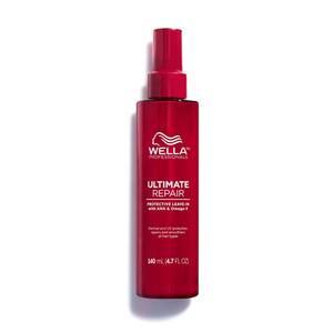 lot 62079 image: Wella Professionals ULTIMATE REPAIR Protective Leave-In Treatment for Damaged Hair  Thermal, UV Protection  Repairs & Smoothens  For All Hair Types  4.7 Fl Oz - Retail $35