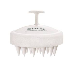 lot 62127 image: Scalp Massager Hair Growth, Soft Silicone Scalp Scrubber Shampoo Brush for Exfoliation, Dandruff Removal & Head Massage Stress Relax, Wet & Dry Use for Thick, Thin Hair Care, Wheat Straw Beige - Retail $9