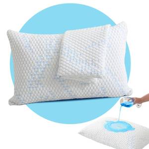 lot 62133 image: Pillow Protectors (2 Pack) Queen, Waterproof Pillowcase with Zipper, Breathable, Soft Pillow Cover for Better Sleep, Machine Washable - Retail $21