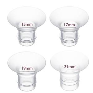 lot 62161 image: Momcozy 15171921mm 4Count Flange Insert Compatible with 24mm FlangeShield of Most Pumps - Retail $83