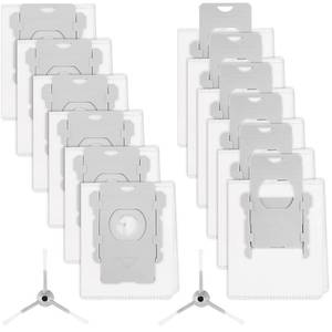 lot 62200 image: 12 Pack Vacuum Bags for iRobot Roomba i7, i1, i2, i3, i4, i5, i6, i8, j6, j7, j8, j9, s9, Combo i5, j5, j7, j9 High-Efficiency Clean Base Dirt Disposal Replacement Bags - Retail $16