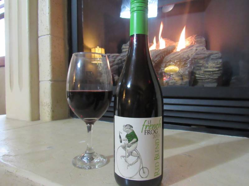 lot 6465 image: Wine - Le French Frog Red Blend