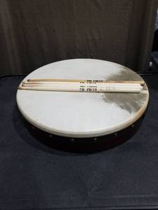lot 3975 image: Practice Pad Set with Drumsticks