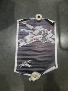 lot 4004 image: Star Wars X-Wing Fighter Art Print