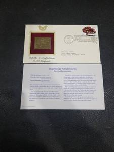 lot 4015 image: 2003 Scarlet Kingsnake Gold Stamp First Day Cover