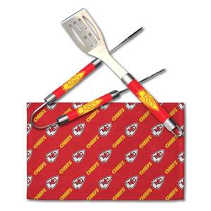 The Northwest Group Kansas City Chiefs Two-Piece BBQ Grill Utensil Set