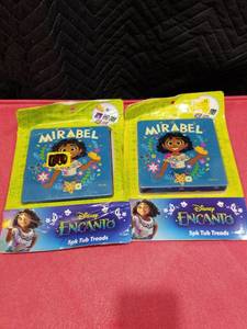 lot 4057 image: Set of (2) 5 Piece Disney Encanto Non-Slip Suction Cup Squares-Tub Treads-Kids Decorations