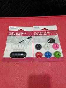 lot 4086 image: Tech Necessities Cable Management Clips Multi-Pack