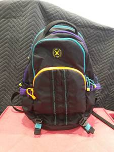 lot 4102 image: Hurley Backpack with Colorful Accents