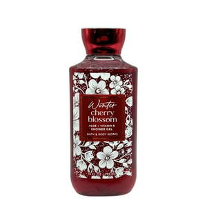 Bath and Body Works Winter Cherry Blossom Shower Gel with Aloe + Vitamin E (10 FL OZ / 295 mL)