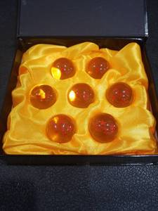 lot 4152 image: JoySee Toy Crystal Glass Ball Stars��Anime Collectibles New Gift Box Set of 7pcs 43mm1.7 in in Diameter