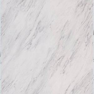 lot 4176 image: Carrara Marble 4 MIL x 12 in. W x 12 in. L Peel and Stick Water Resistant Vinyl Tile Flooring (30 sqftcase)