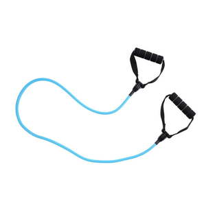 lot 4192 image: Athletic Works Resistance Tube Exercise Band  Light Resistance  Blue
